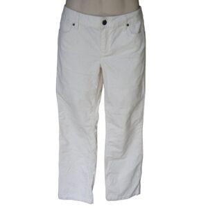 J. CREW Factory Corduroy Pants, 30S, Bootcut, Some stretch, Off-white/Ivory